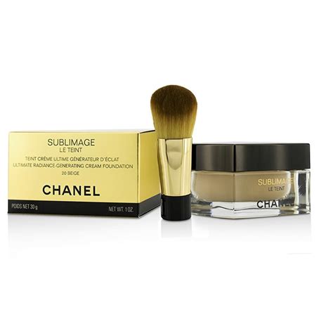 chanel foundation 20 beige 试色|Chanel sublimage foundation.